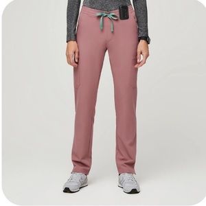 FIGS YOLA SKINNY MINERAL MAUVE PANTS